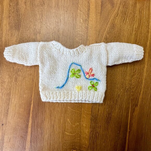 KATHE KRUSE Waldorf Doll 14" Handmade Braided Red Hair Knit Sweater Germany - Picture 8 of 12